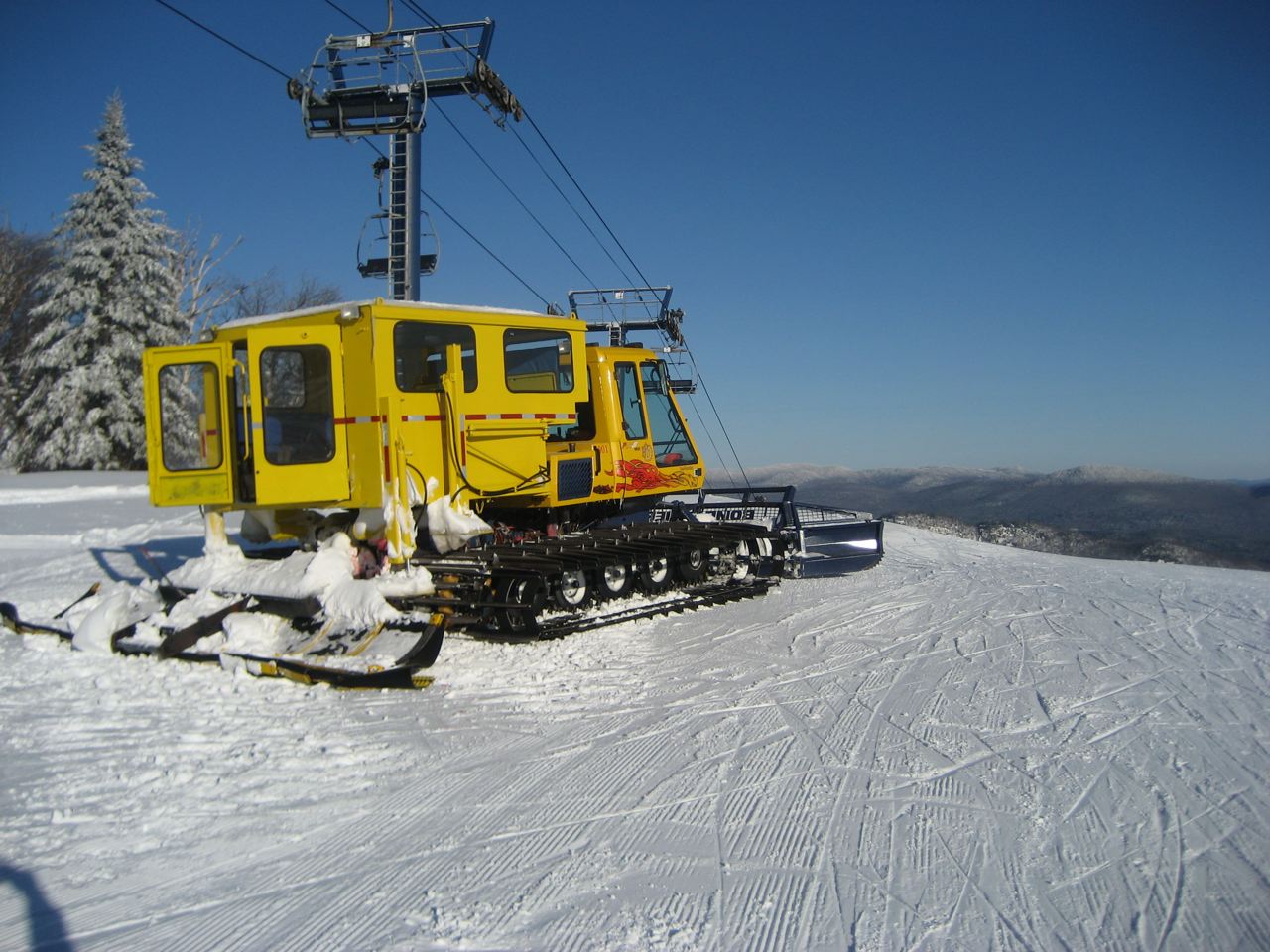 The Quality of our Snow Surfaces is due to the tireless efforts of the Tremblant Mountain Crews!