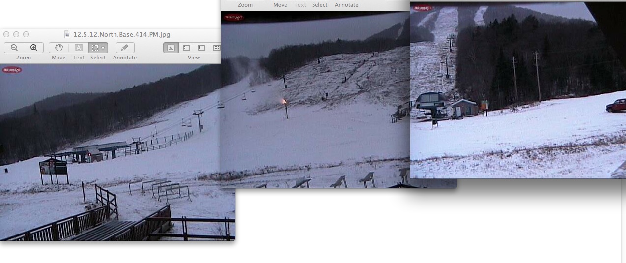 webcam snap shot courtesy of tremblant.ca