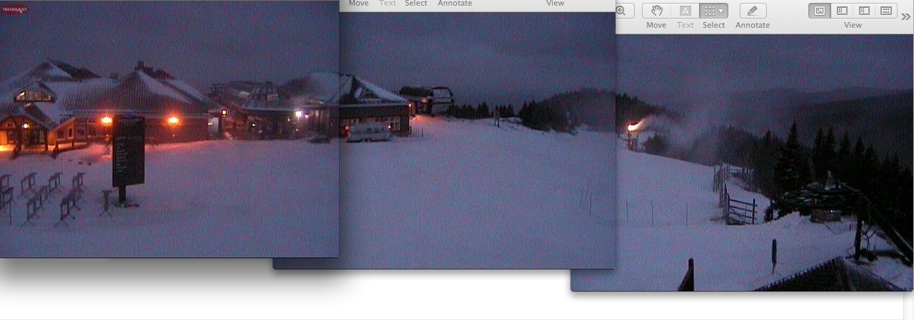webcam snap shot courtesy of tremblant.ca