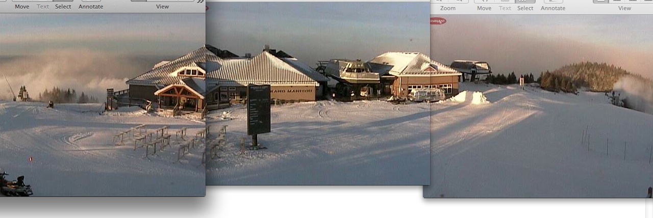 Webcam Snap Shots Courtesy of Tremblant.ca