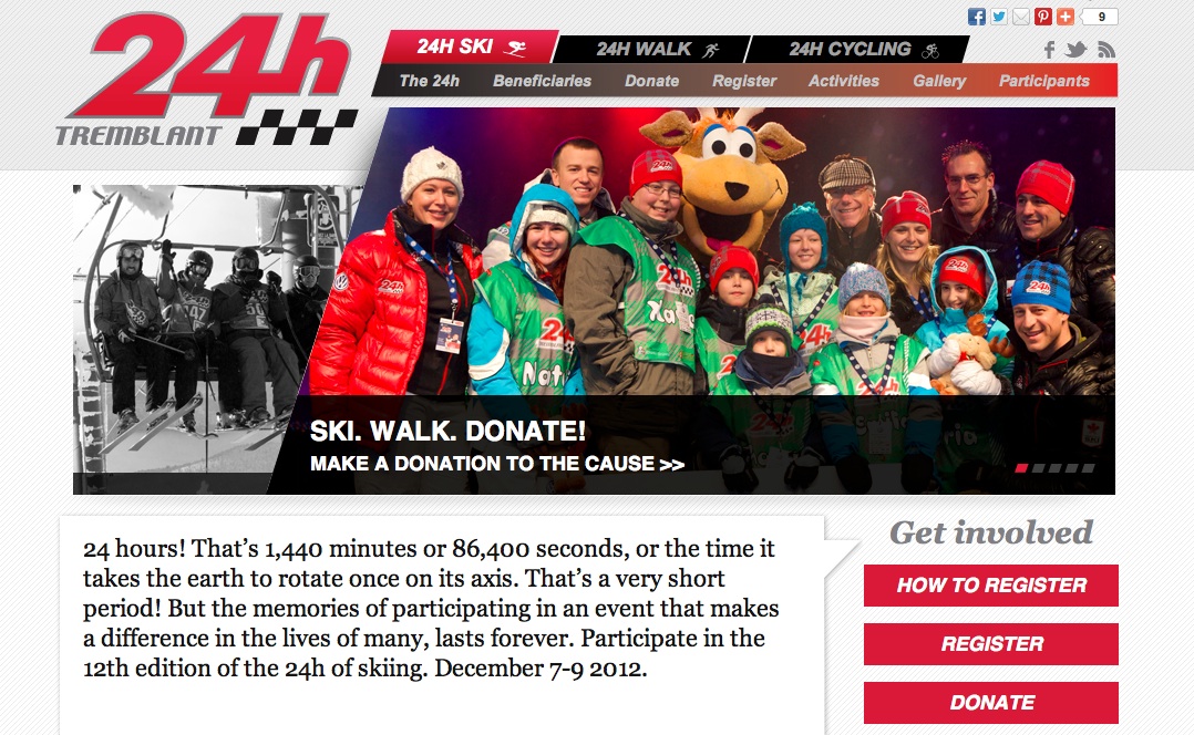 Screenshot Courtesy of Tremblant.ca