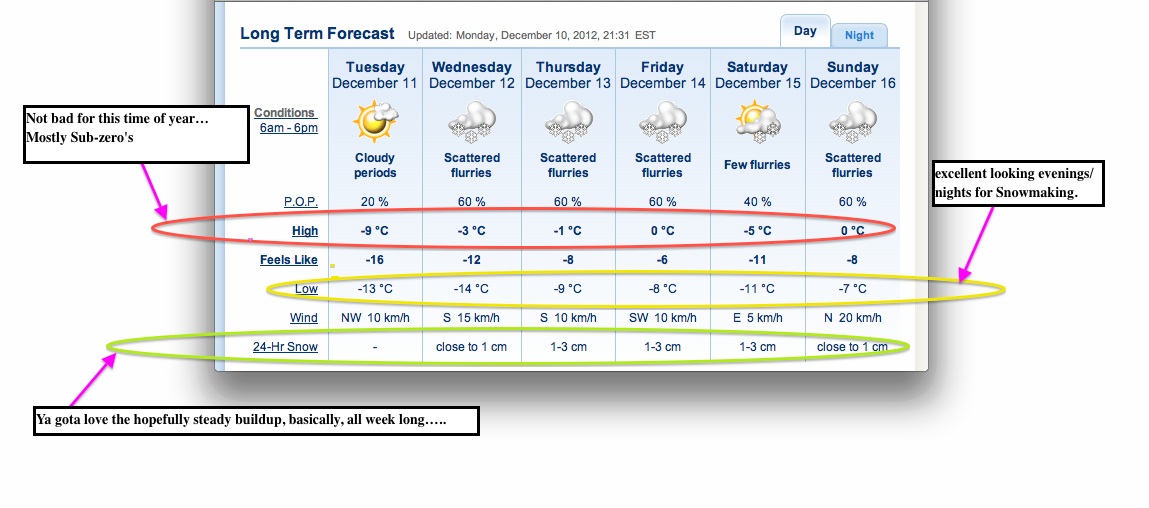 Screenshot Courtesy of Weather Network