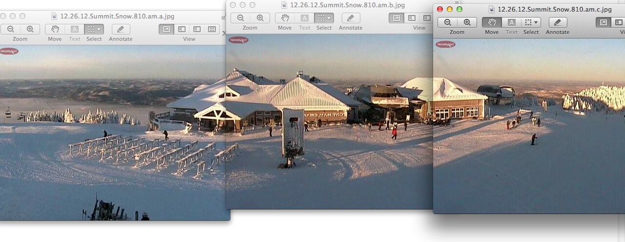 webcam snap shot courtesy of tremblant.ca