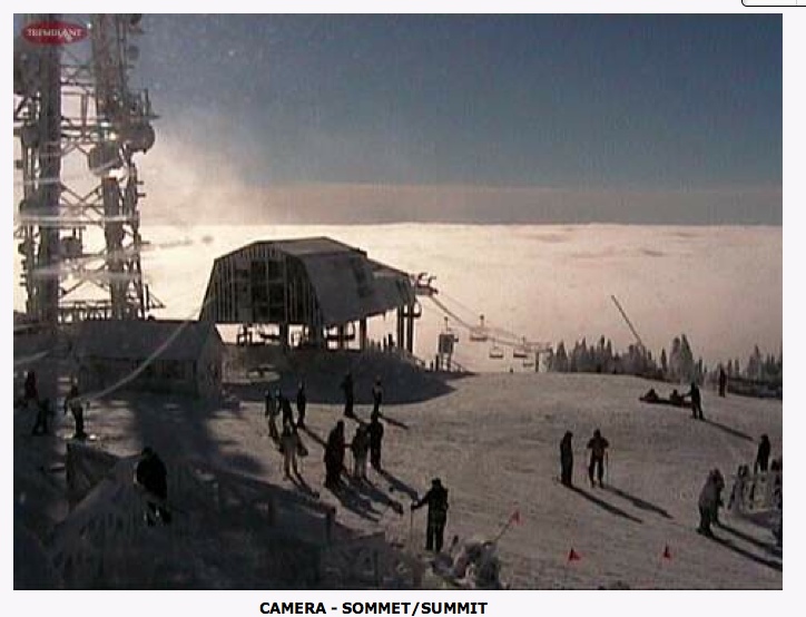Webcam Snap Shot Courtesy of Tremblant.ca
