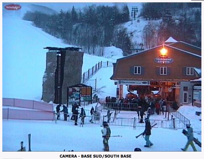 Webcam Snap Shot, Courtesy of Tremblant.ca