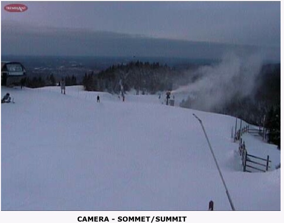 Webcam Snap Shot Courtesy of tremblant.ca