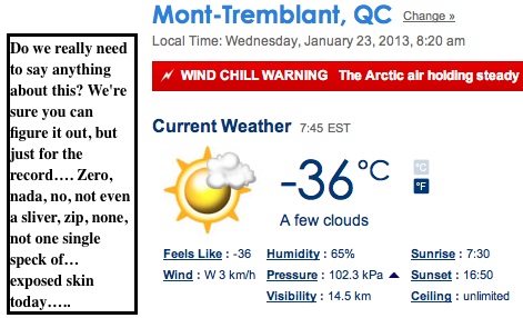 Screenshot, Courtesy of The Weather Network.