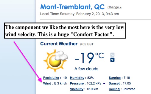 Screenshot Courtesy of The Weather Network.