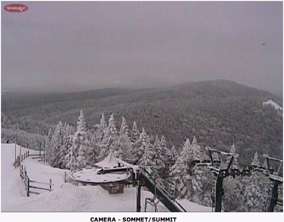 Web Cam Snap Shot Courtesy of Tremblant.ca