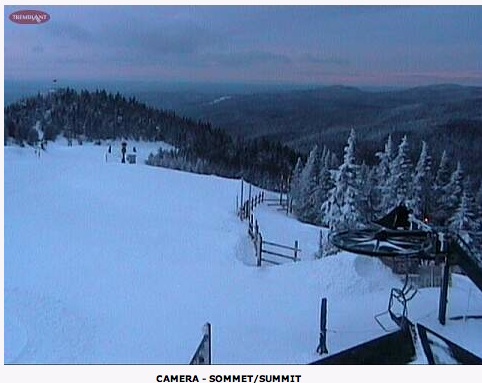 Web Cam Snap Shot Courtesy of Tremblant.ca