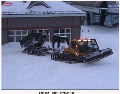 Web Cam Snap Shot Courtesy of Tremblant.ca