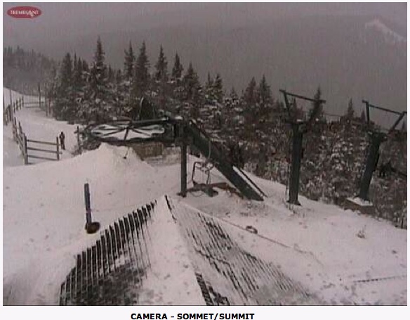 Web Cam Snap Shot Courtesy of Tremblant.ca