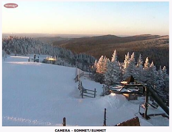 Web Cam Snap Shot Courtesy of Tremblant.ca