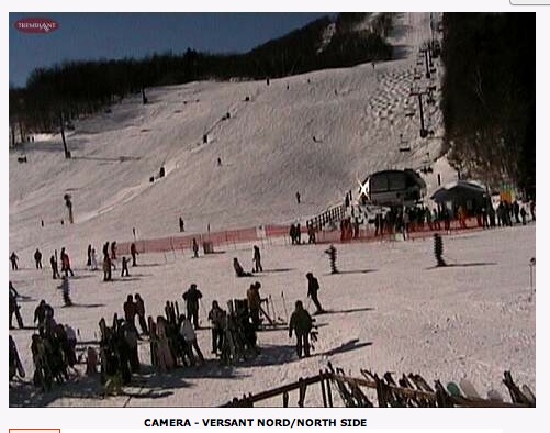 Web Cam Snap Shot Courtesy of Tremblant.ca