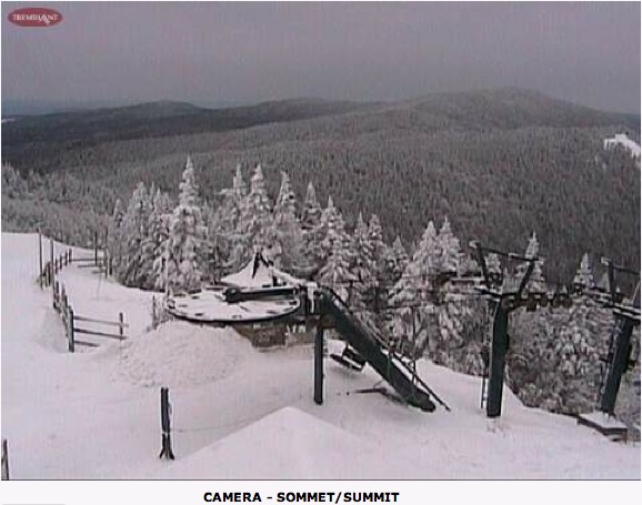 Web Cam Snap Shot, Courtesy Tremblant.ca