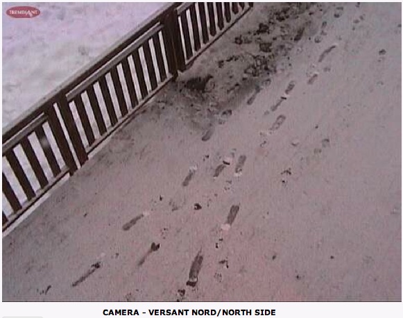 Web Cam Snap Shot Courtesy of Tremblant.ca
