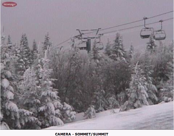 Web Cam Snap Shot Courtesy of Tremblant.ca