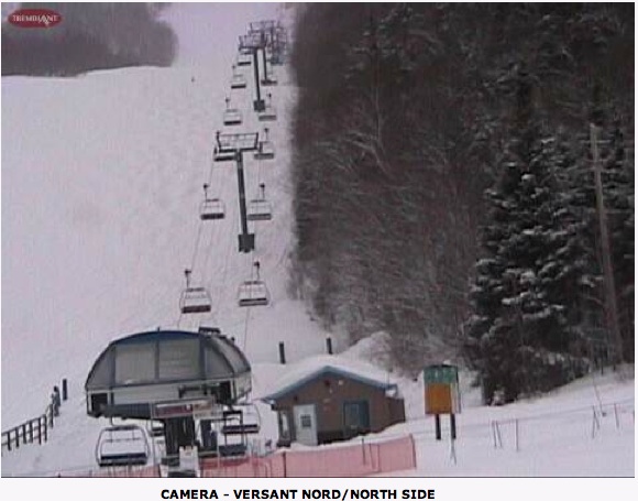 Web Cam Snap Shot Courtesy of Tremblant.ca