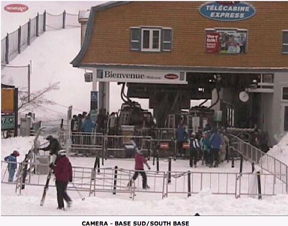 Web Cam Snap Shot Courtesy of Tremblant.ca