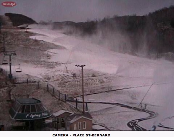 Web Cam Snap Shot Courtesy of Tremblant.ca