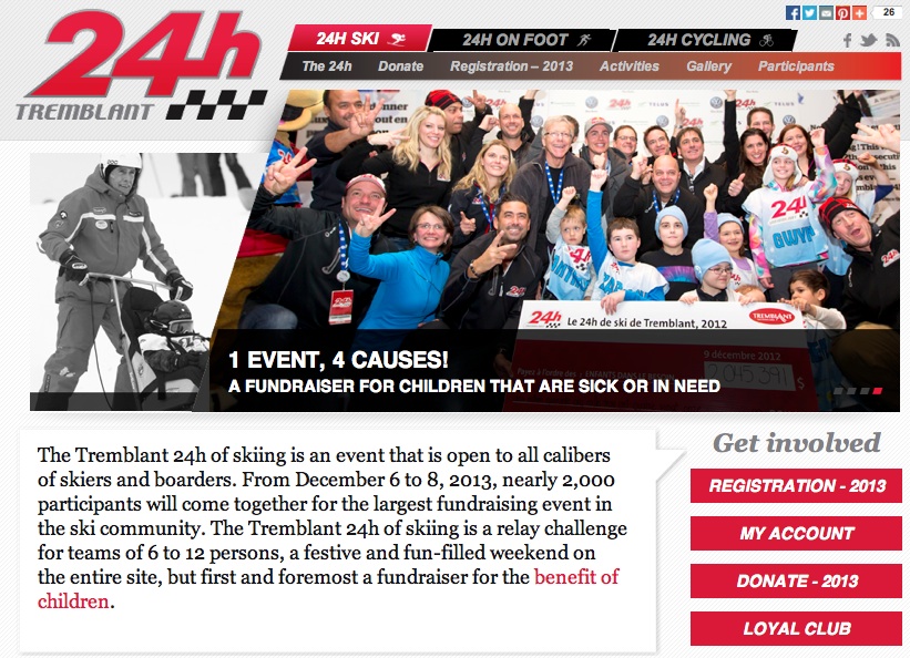 Screenshot of 24Hr Info., Courtesy of Tremblant.ca