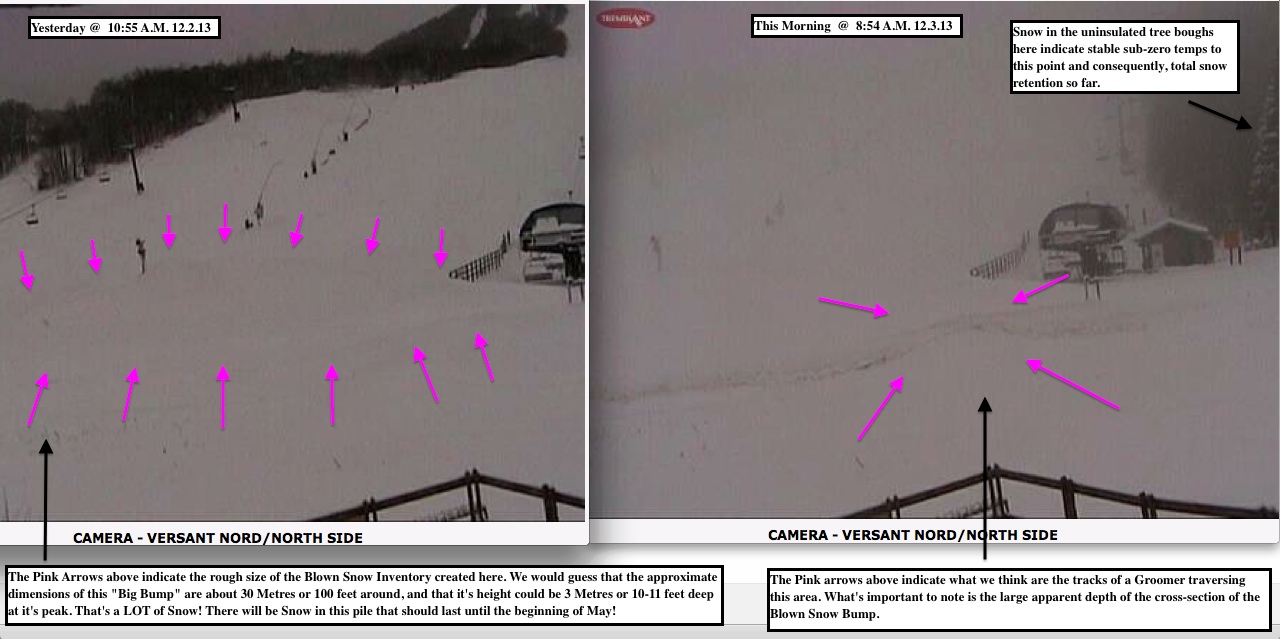 Web Cam Snap Shots Courtesy of Tremblant.ca