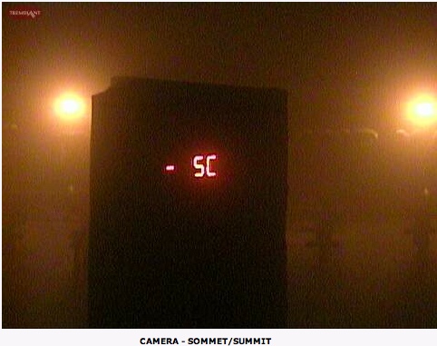 Web Cam Snap Shot Courtesy of Tremblant.ca