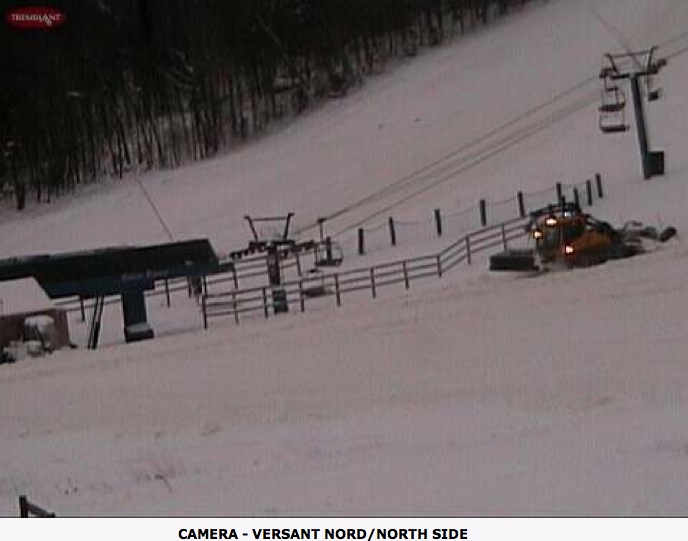 Web Cam Snap Shot Courtesy of Tremblant.ca