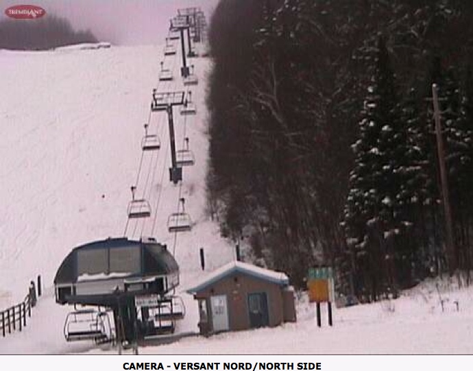 Web Cam Snap Shot Courtesy of Tremblant.ca