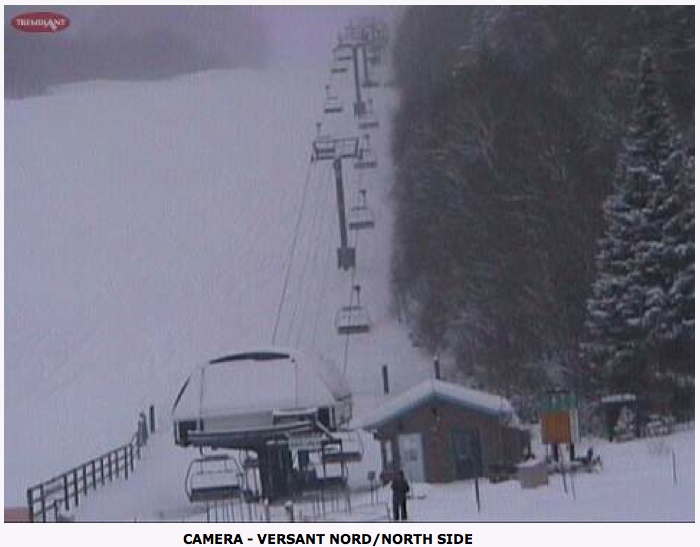 Web Cam Snap Shot Courtesy of Tremblant.ca
