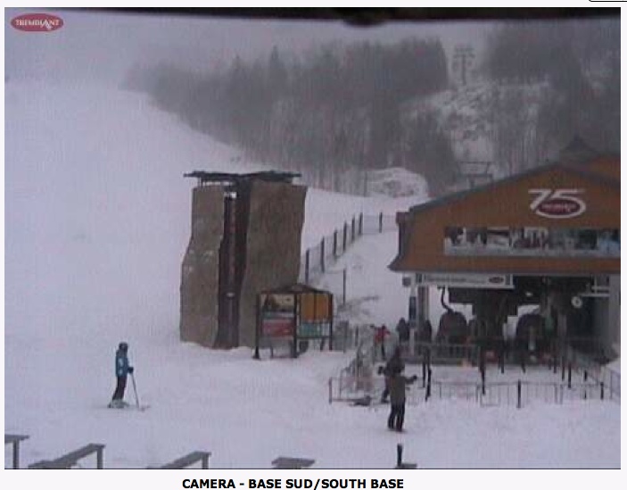 Web Cam Snap Shot Courtesy of Tremblant.ca