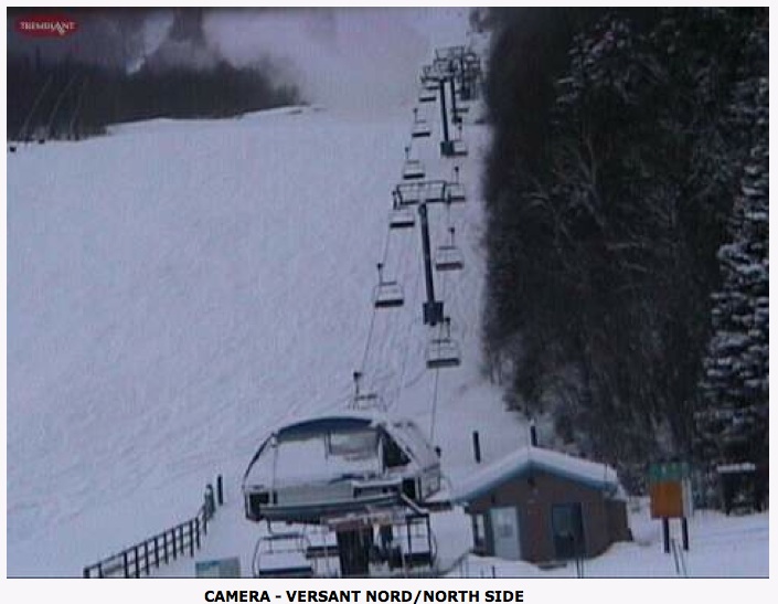 Web Cam Snap Shot Courtesy of Tremblant.ca