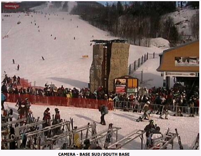 Web Cam Snap Shot Courtesy of Tremblant.ca