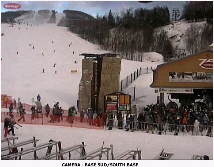Web Cam Snap Shot Courtesy of Tremblant.ca