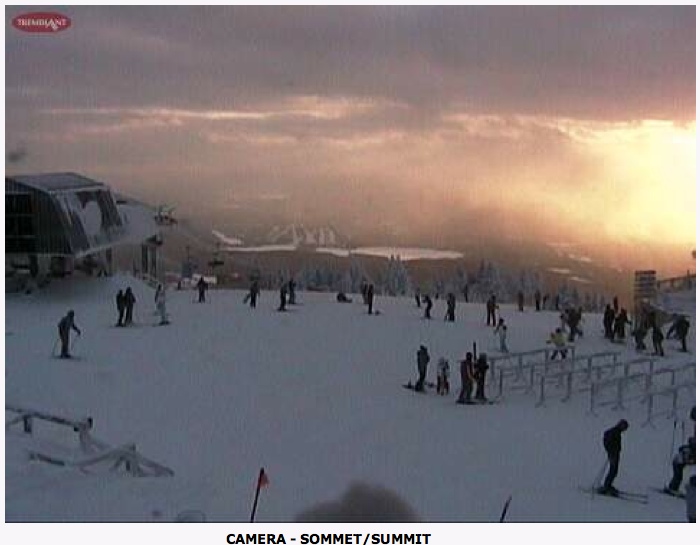 Web Cam Snap Shot Courtesy of Tremblant.ca