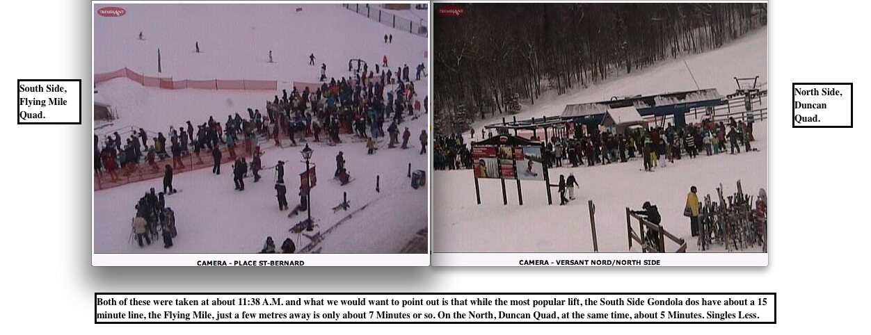 Web Cam Snap Shot Courtesy of Tremblant.ca