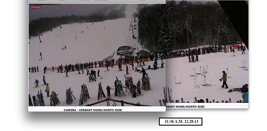 Web Cam Snap Shot Courtesy of Tremblant.ca