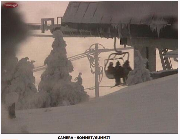 Web Cam Snap Shot Courtesy of Tremblant.ca