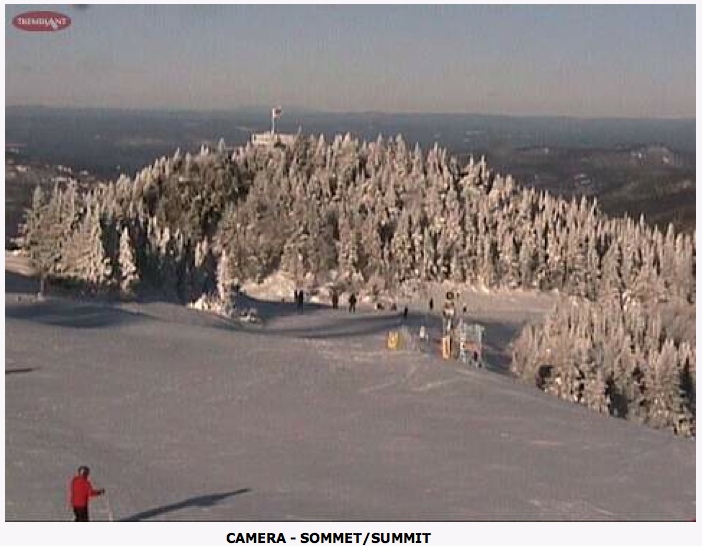 Web Cam Snap Shot Courtesy of Tremblant.ca