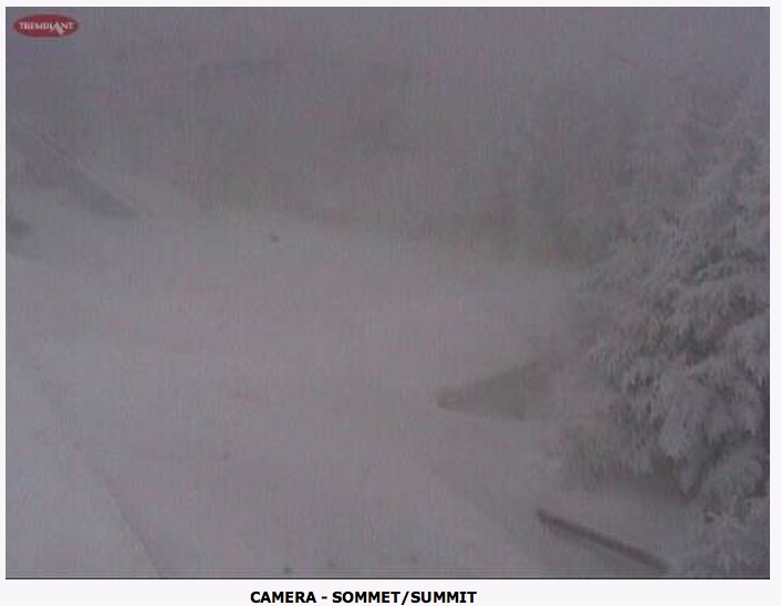 Web Cam Snap Shot Courtesy of Tremblant.ca
