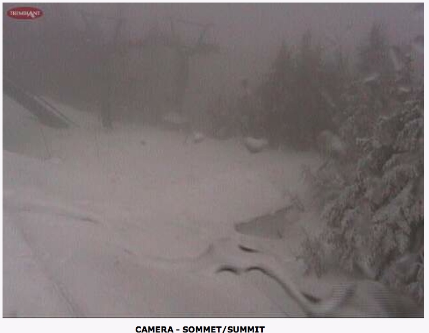 Web Cam Snap Shot Courtesy of Tremblant.ca