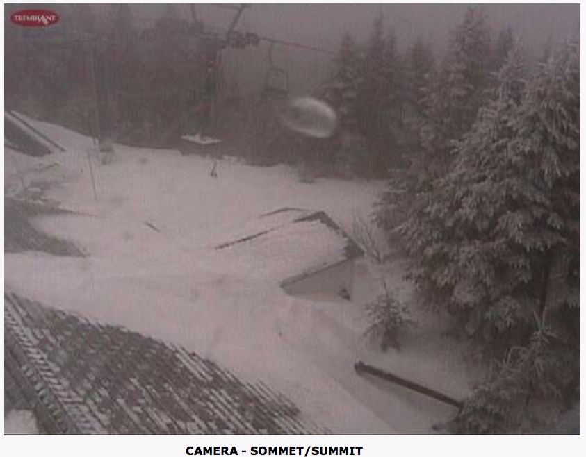 Web Cam Snap Shot Courtesy of Tremblant.ca