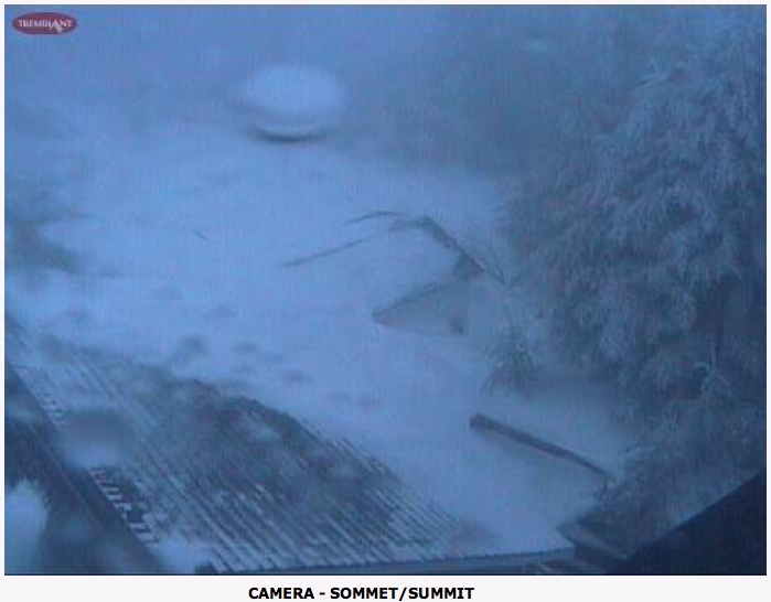 Web Cam Snap Shot Courtesy of Tremblant.ca