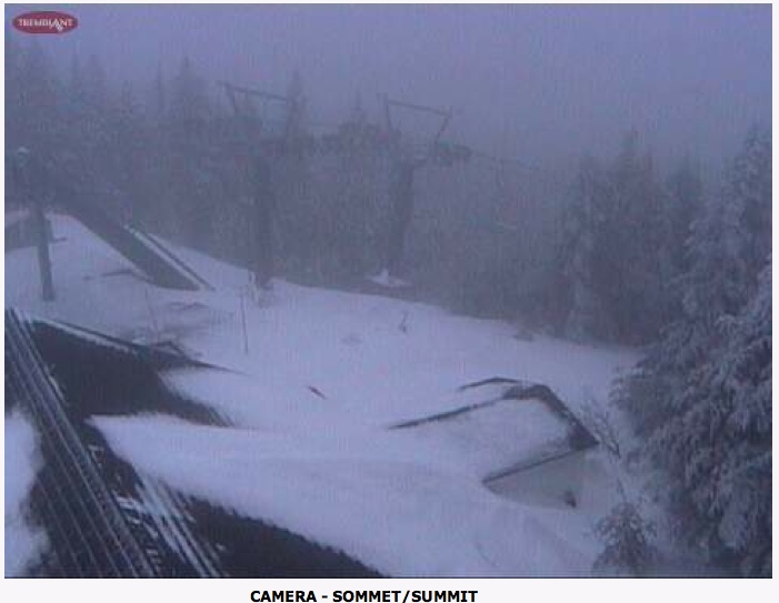Web Cam Snap Shot Courtesy of Tremblant.ca