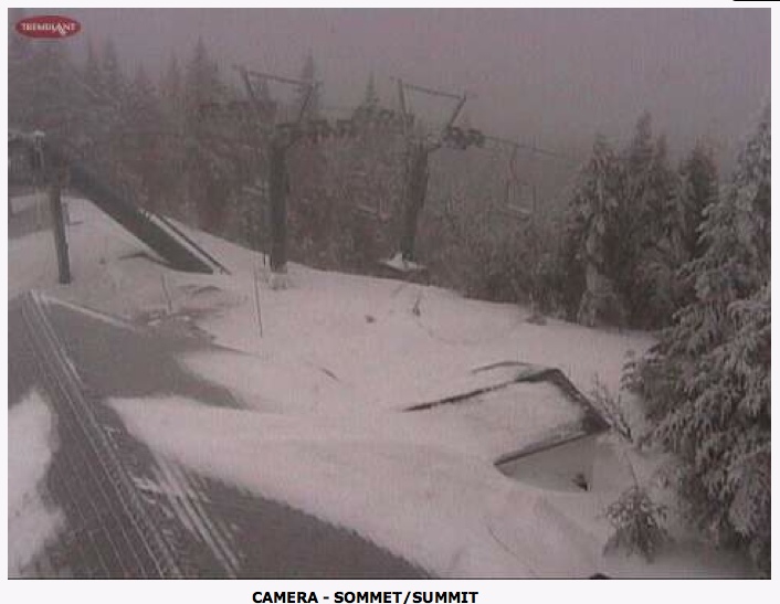 Web Cam Snap Shot Courtesy of Tremblant.ca