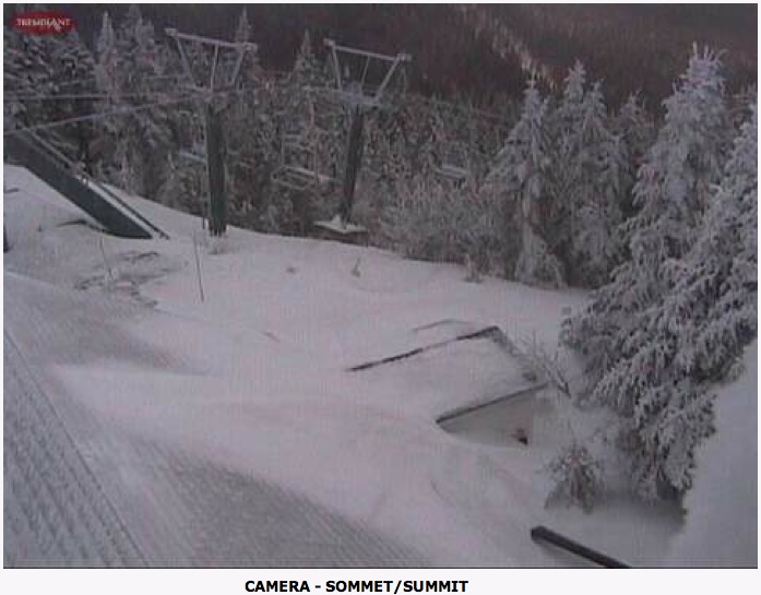 Web Cam Snap Shot Courtesy of Tremblant.ca