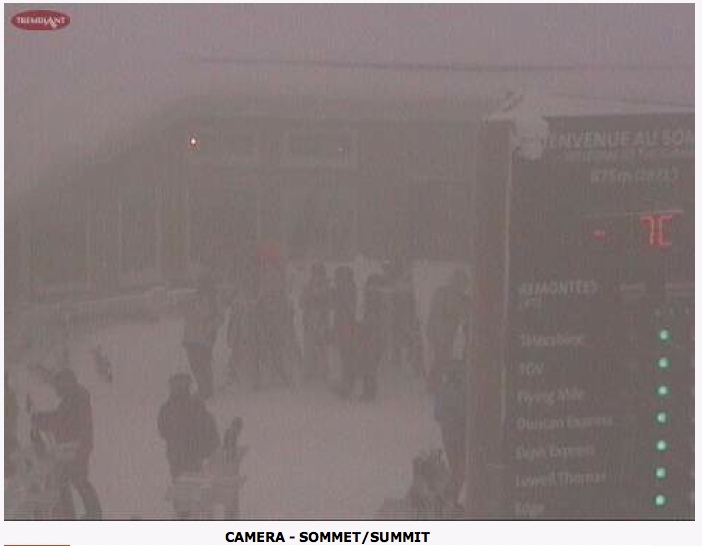 Web Cam Snap Shot, Courtesy of Tremblant.ca