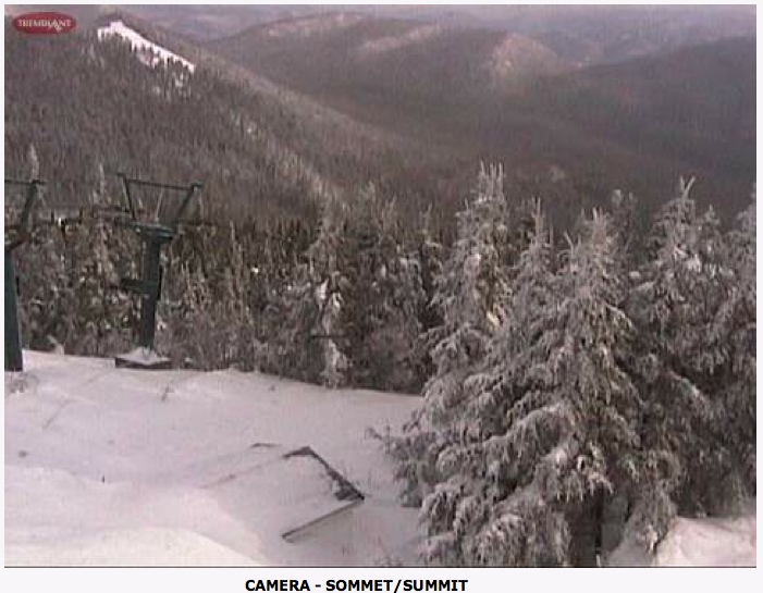 Web Cam Snap Shot Courtesy of Tremblant.ca
