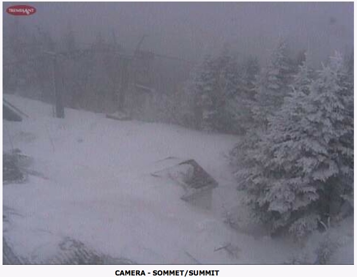 Web Cam Snap Shot Courtesy of Tremblant.ca