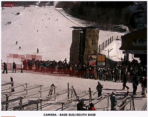 Web Cam Snap Shot Courtesy of Tremblant.ca